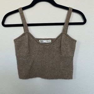 Zara Woolen tank top